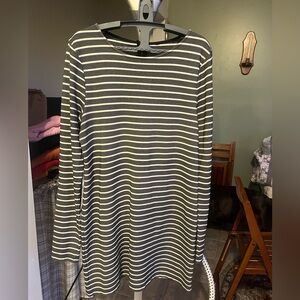 Striped Long Sleeve dress